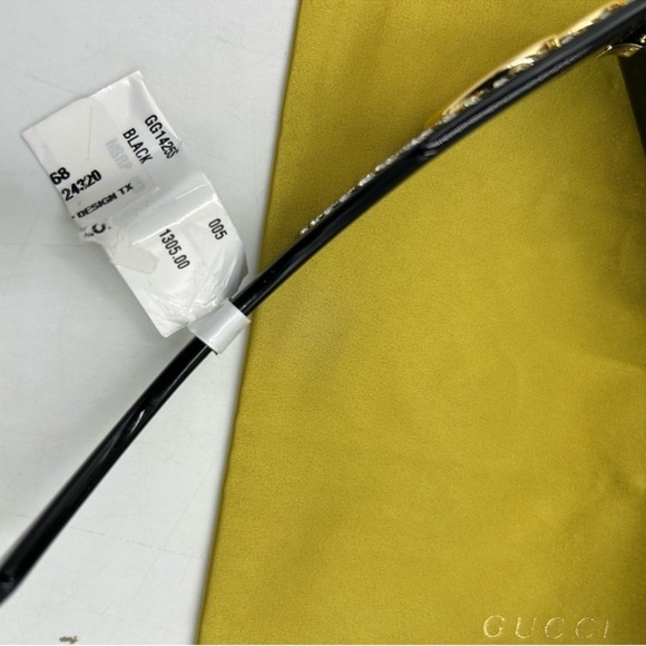 Gucci generation 53MM rectangular sunglasses made in Italy NWT main image 12